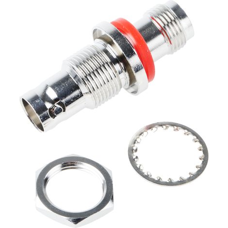 Adaptateur coaxial RS PRO BNC Femelle vers TNC Femelle, Droit, , 50O, 4GHz ( Prix pour 1 )