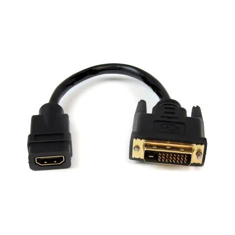 Adaptateur Garbot DVI-HDMI mâle/femelle, noir, 15 cm, modèle RM-SW-T10, 31.20.9001