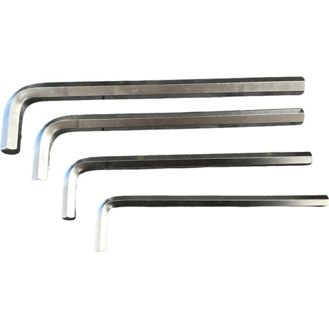 CHIAVI ESAGONALI A “L” KIT 4 PZ 12 14 17 19 MM CR-V FINITURA ZINCATA