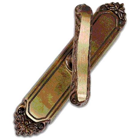 Cremonese Ottone Bronzato "Export" Maniglia Porta Finestre (1/2)