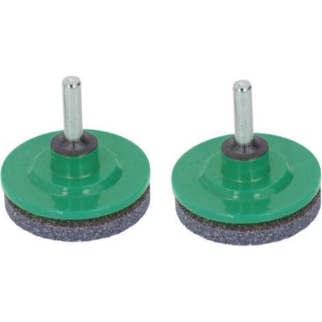 2PCS Lames Rotatives pour Découpeuse de Gazon Adaptées aux Perceuses Outils de Jardinage Vert - (1/5)