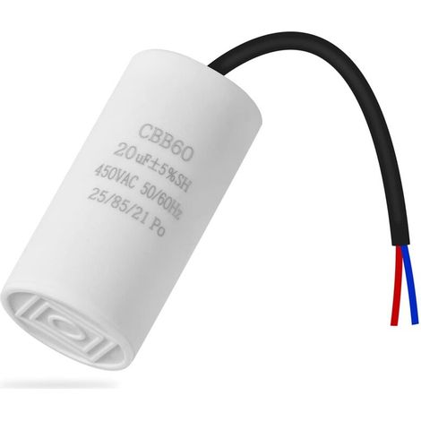 CBB60 450v 20uf 50/60HZ condensateur de démarrage, condensateur de marche du moteur, condensateur de moteur, condensateur de suppression