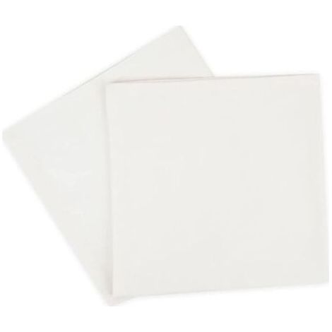 Pair Lntyq 4 pièces - Serviettes de Table surdimensionnées Coton 45 CM x 45 CM (18 po x 18 po), Blanc - Tissu épais pour Une Utilisation Quotidienne (1/5)