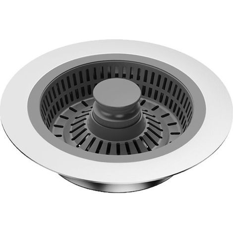 Bonde evier Cuisine et Bouchon évier , Bouchon evier Cuisine et Filtre evier Cuisine en Acier Inoxydable pour Accessoire evier, Protections idéales pour Grille evier Cuisine (1/2)