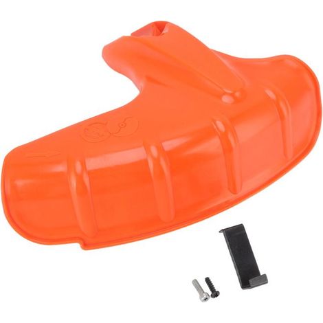 BelleRise - Cache-herbe pour débroussailleuse – STIHL FS55 (remplacement 41330071002) – Protection anti-projection – Orange (1/5)