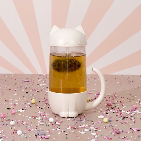 Mug Infuseur Poisson Chat 30cl (1/4)