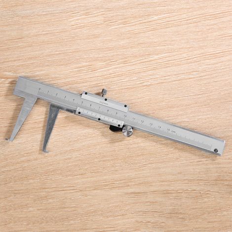 Règle en acier de précision 0-150mm avec jauge coulissante et rainure intérieure portable (1/5)