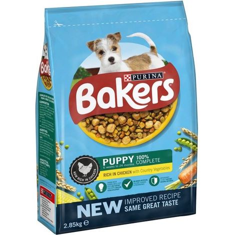 Bakers Puppy Chicken and Veg 2.85kg PK4 - 261238