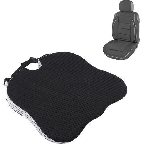Cojín de espuma viscoelástica con partículas de silicona en tejido de malla transpirable, 40 x 48 cm, para asientos de coche, oficina y hogar. (1/5)