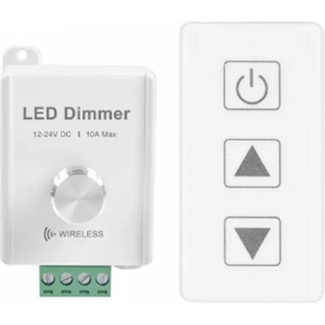 Variateur sans fil DC12V-24V 10A avec télécommande tactile pour une seule couleur (R1) (1/5)