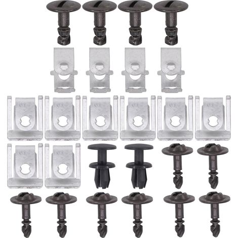 Unterfahrschutz-Montagesatz, Motorunterbodenschutz, Reparaturclips, Getriebeschutz, Motorschutz-Befestigungsclip, Motorabdeckungsschrauben, Halteclips, Klemme, Schraube, Klemme für A4 B8 Avant, A5 8T, (1/5)