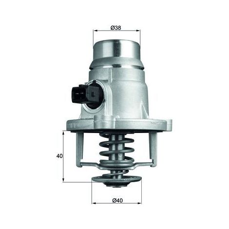 Thermostat, liquide de refroidissement MAHLE TM 27 101 BMW 0150976 0304425