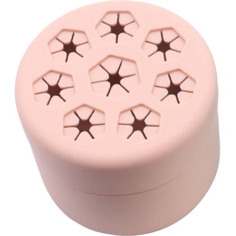Bouquet Twister - Porte-bouquet - Porte-tige - Ikebana - Supports de fleurs - Bouquet DIY - pour jardin, chambre, bureau - Réutilisable - Siliconen - Rose - 7 x 7 x 4 cm (1/4)