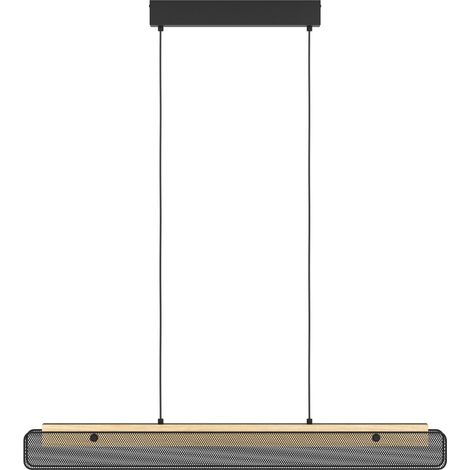 EGLO - Kokomo-Z Long Table Pendant Black L99 - RGB + TW - Zigbee, Bluetooth
