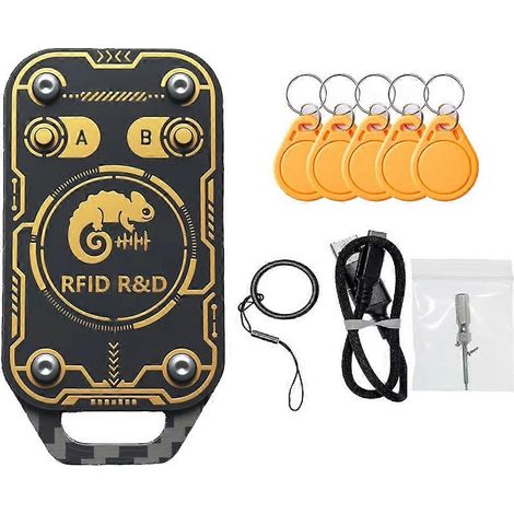 Lecteur/graveur NFC intelligent pour cartes d'accès Chameleon Ultra 3e génération, copieur de cartes NFC RFID Chameleon Detective (1/5)