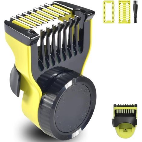 Peigne de toilettage, compatible avec les rasoirs à lame unique visage et corps QP2520, QP2530, QP2620, QP2630, QP27xx, QP28xx, avec protection de la peau, peigne pour le corps et brosse (1/5)