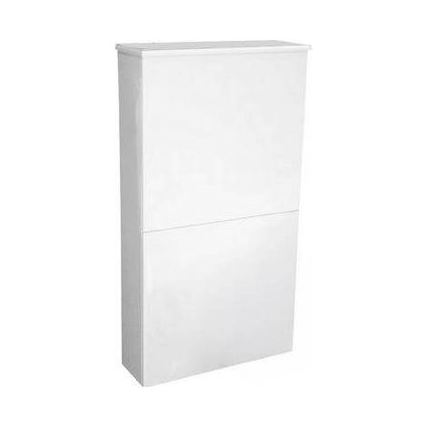 PARETE ATTREZZATA IN MDF CON CASSETTA DI SCARICO IN ABS Misura: Bianco