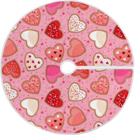 Ardoise Pour Arbre De Noël - Tapis Rond En Polyester Imitation Daim - Diamètre 90 Cm Ou 120 Cm - Décoration Intérieure Extérieure Pour Fêtes Familiales (1/5)
