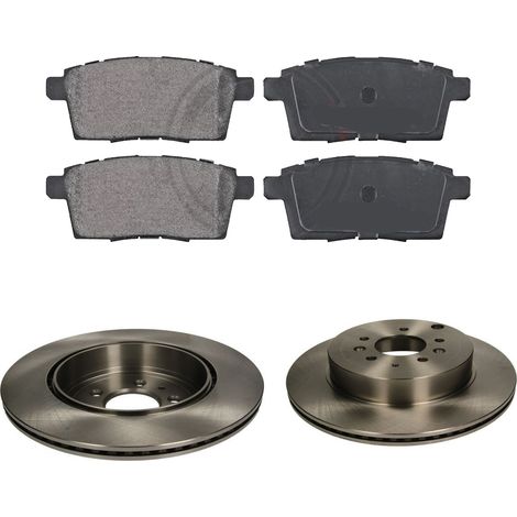 KIT FRENI POSTERIORI compatibile con MAZDA CX-7 (ER) - DISCHI + PASTIGLIE OEM: FDB4366 / 18100 /SOSTITUZIONE DIRETTA/BASSA POLVERE/SILENZIOSO