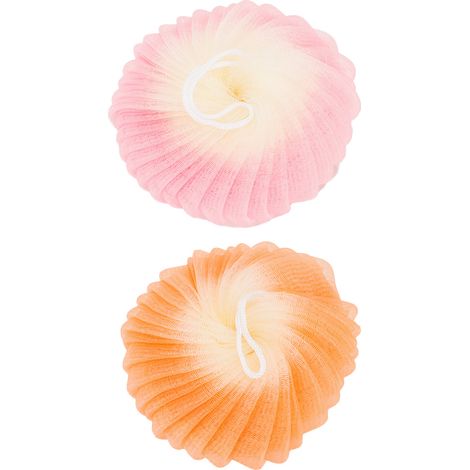 Éponge De Douche - Gant Exfoliant Corps En Maille Souple - Pour Salle De Bain Famille Adultes Et Enfants - Lot De 1 (1/5)