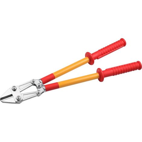 Coupe-câble isolé EN60900 avec lame en chrome vanadium et manche en fibre de verre - MARQUE