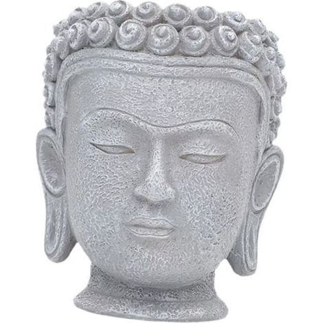 Vaso di fiori a forma di testa di Buddha (1/5)
