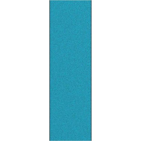 Zerbino d'ingresso moderno rettangolare per interni/esterni 120 x 400 cm resistente antiscivolo in poliammide ciano 020057954