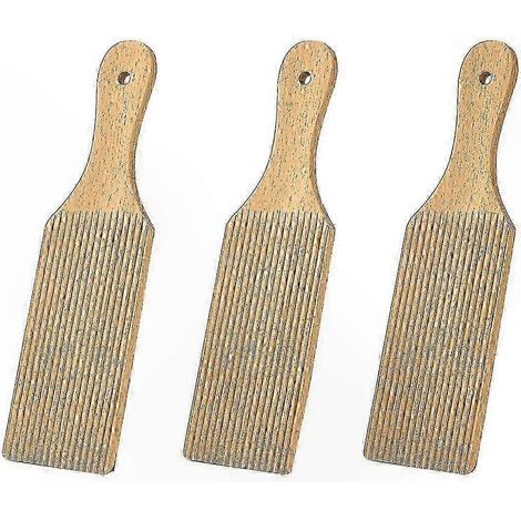 Planche à Gnocchis 3 Pièces avec Rouleaux en Bois pour Pâtes, 9,1 x 2,8 Pouces (1/5)