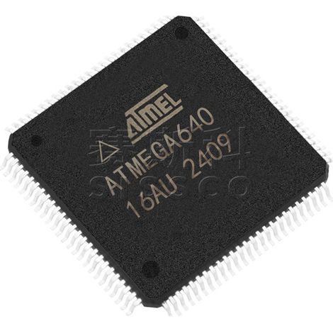 ATMEGA640-16AU and ATMEGA640V-8AU electronic components (5 units of each)