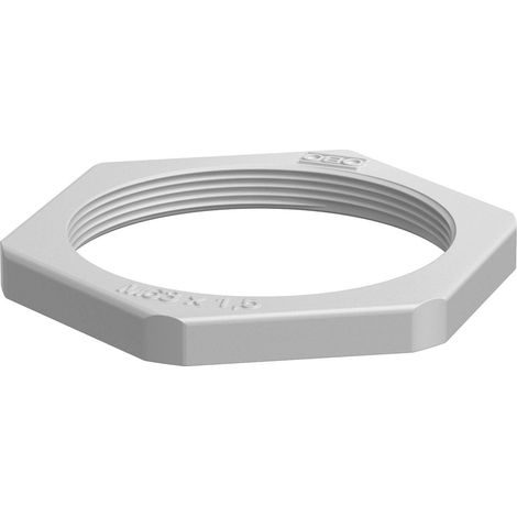 OBO Bettermann Contratuerca M63 Poliamida gris claro RAL 7035, 2048973