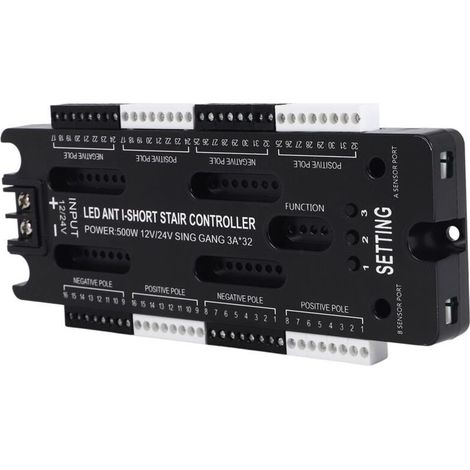 Contrôleur d'éclairage LED flexible à 32 canaux pour escaliers (1/4)