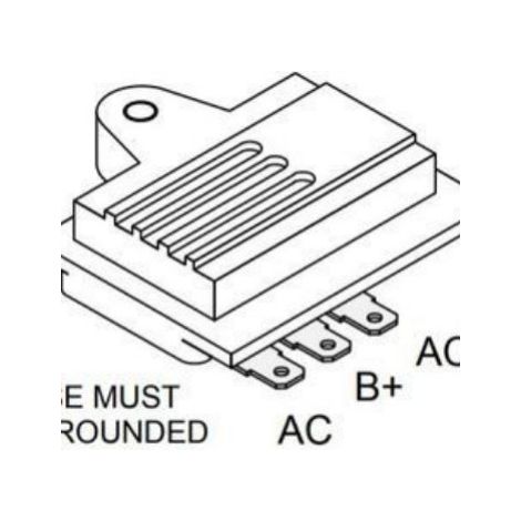 Régulateur from tension – Compatibthe Motorcycther JOHN DEERE 318-420 – Neuf (1/5)