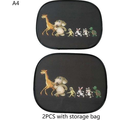 Pare-soleil de voiture pliables et portables au design créatif, pour vitres avant, latérales et arrière. Protection thermique pour vitres de voiture. Pare-soleil A4