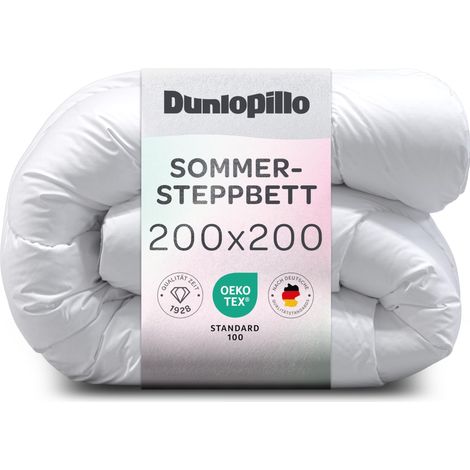 Couette 200 x 200 cm - Couverture d'été - pour les personnes allergiques - Couette légère, duvet, couette, 200 x 200 cm (1/5)