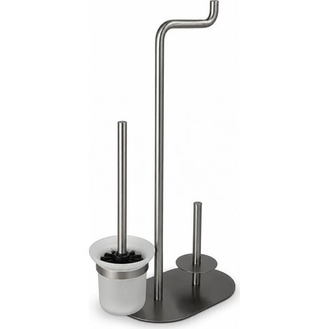 Deante Soporte para papel higiénico 3 funciones en titanio elegante (1/2)