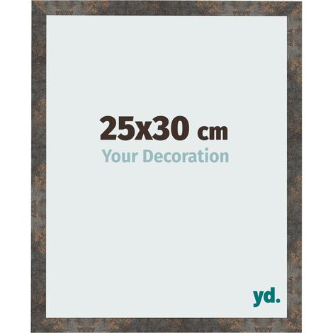 yd. - Cadre photo 25x30 - Metal Oxyde - MDF - Bologna (1/5)