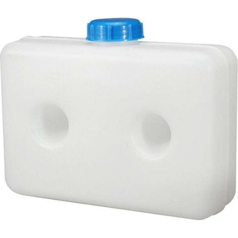 Serbatoio carburante in plastica da 5 litri per riscaldatore fisso con 2 fori per caravan e camion -Crezuo