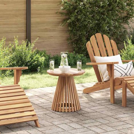 Beistelltisch Braun 50 x 50 x 49,5 cm Massivholz Teak