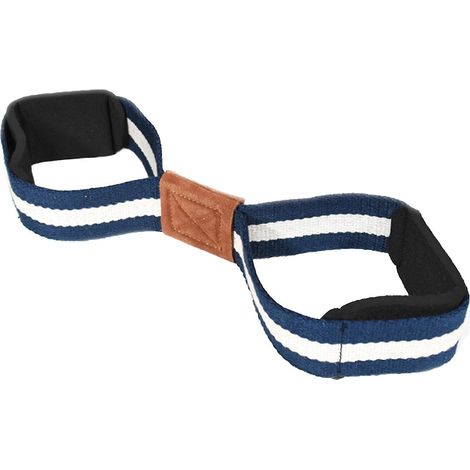 Rutschfestes und verschleißfestes Armband in Achterform für Gewichtheben und Fitness (blau)