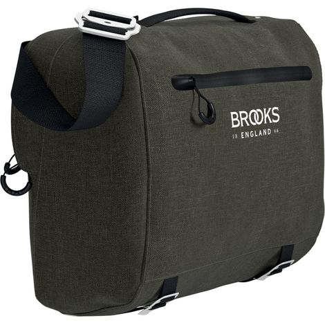 Sacoche De Guidon Compacte 10l Verte - Rangement Voyage Pratique - Brooks