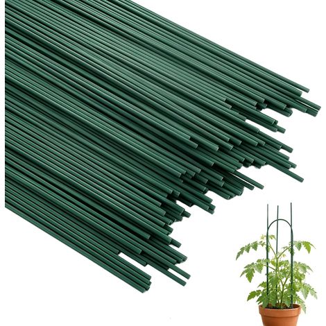 120PCS fils floraux verts 30 cm, Tige Metal Fleur, fil pour artisanat floral 2 mm, fils de fer résistants à la rouille pour bouquets, fleurs artificielles, couronnes et créations DIY (1/5)
