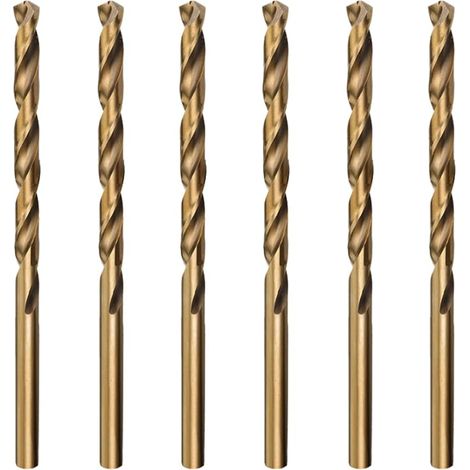 6pcs M35 Foret Cobalt Metal Hélicoïdaux, 2mm HSS Forets Meche Metal Professional pour Inox Alliage Alliage de Haute Température Titane Cuivre Fer (1/5)