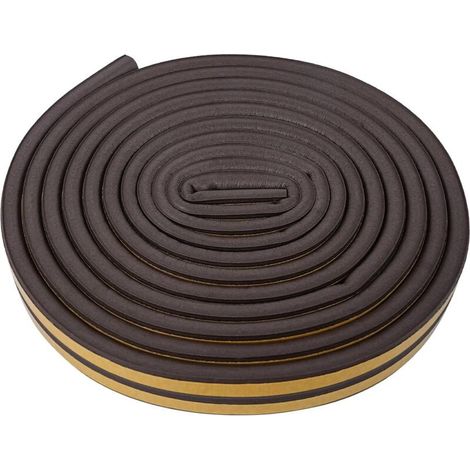 Joint D Etanchéité Pour Portes Et Fenêtres - 9 X 6 mm - Isolant Thermique Et Phonique - Étanche Et Anti-Choc - 6 Mètres (1/5)