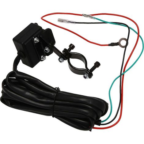12V Seilwinden-Wippschalter mit Lenkerhalterung