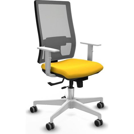 Piqueras y Crespo 4B026G0 Chaise de bureau jaune confortable (1/3)
