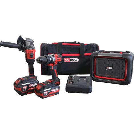 Pack Outillage électroportatif - Perceuse, Meuleuse et accessoires (1/3)