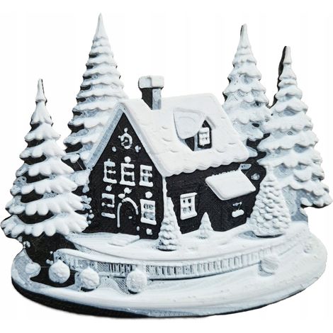 Pallina 3D per l'albero di Natale, ideale come regalo. Decorazioni per la tavola di Natale. Decorazioni artificiali per il centrotavola.