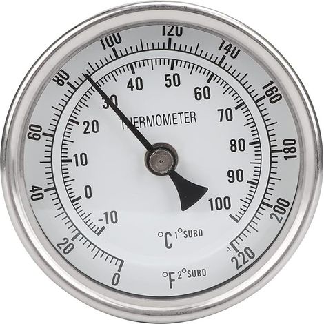 Brassage Bière Thermomètre Acier Inoxydable Métal Cadran Pot (1/5)