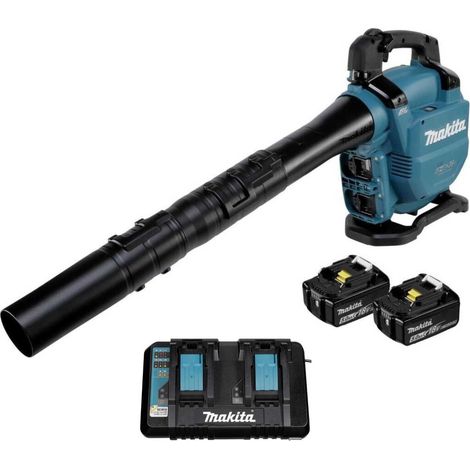 [NEUWERTIG] Staubsauger / Laubbläser MAKITA 36V (2x18V) Li-Ion (2x 5Ah) 33 mbar + Doppelladegerät DUB363PT2V (1/5)