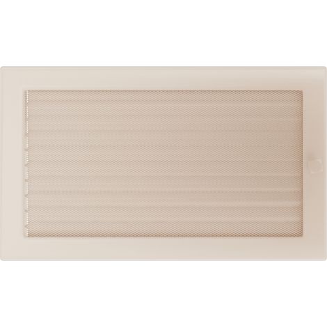 Lüftungsgitter 22x37 Creme Jalousie (1/4)